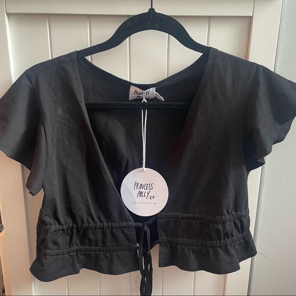 Black Princess Polly top